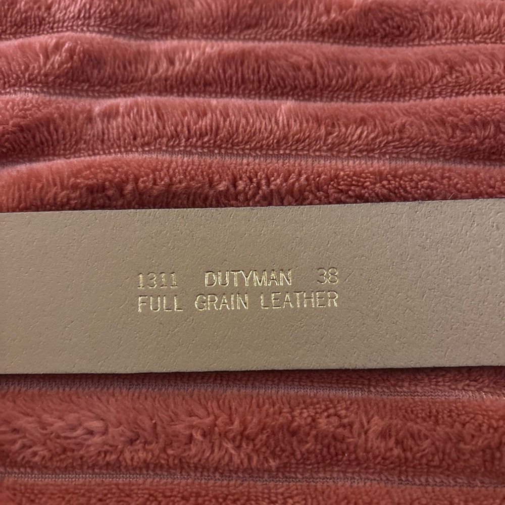 Dutyman Brown Leather Belt